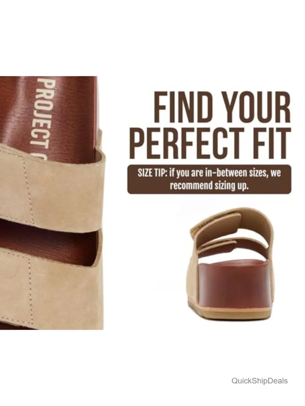 Genuine Leather Platform Sandals Women Wedges Non-Slip Lightweight Beach